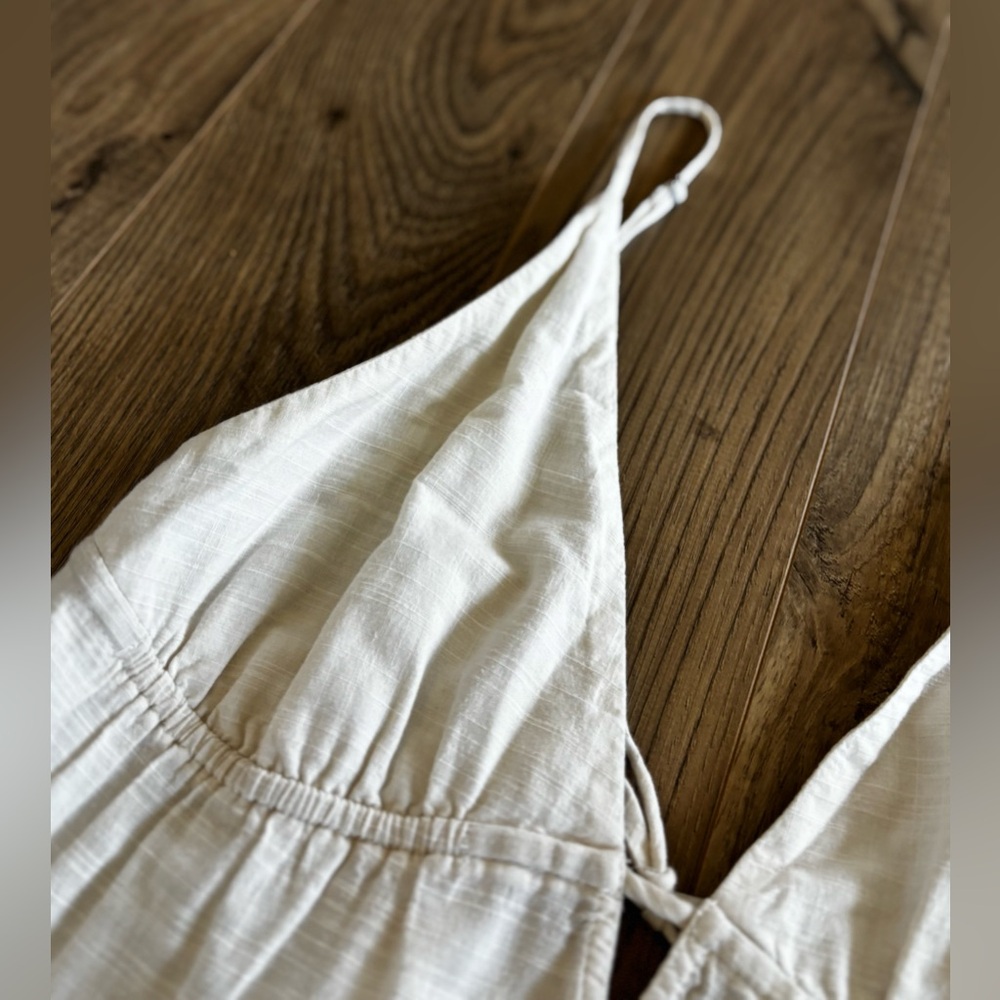 Anthropologie Tiered Maxi Dress in Cream, Tan, Brown, Black - Picture 6 of 8